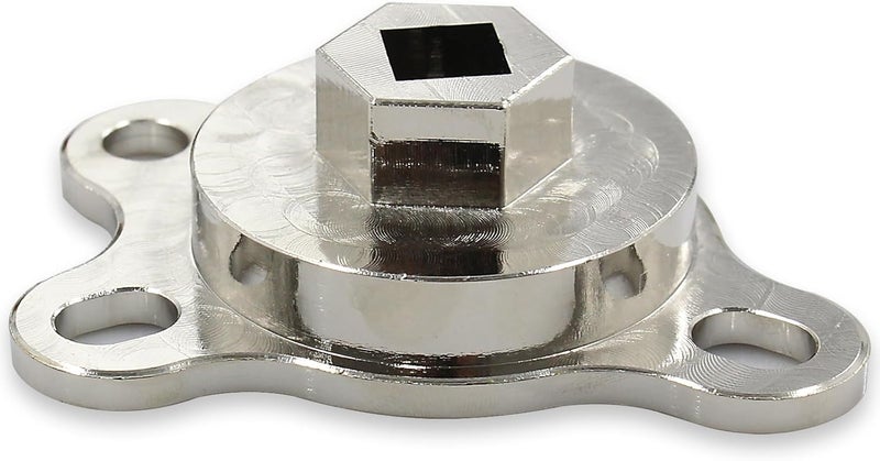 QGHAUC Crankshaft Turning Tool Engine Rotation Adapter Tool Compatible with Chevy Ford V8 Engines - Image 2